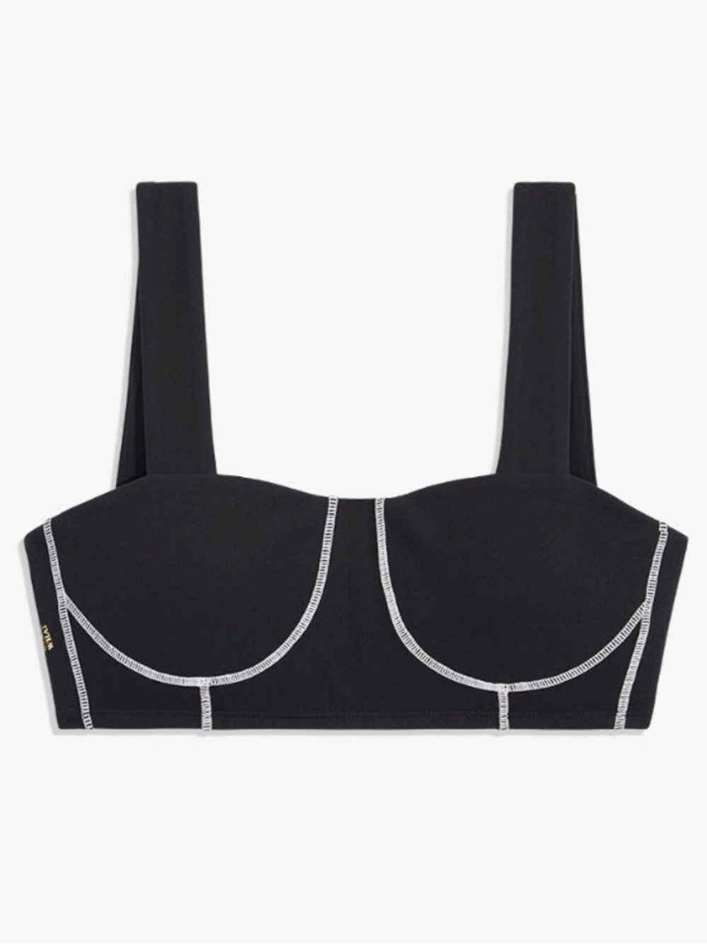 We Wore What Black Corset Active Top, Size XL - NWT